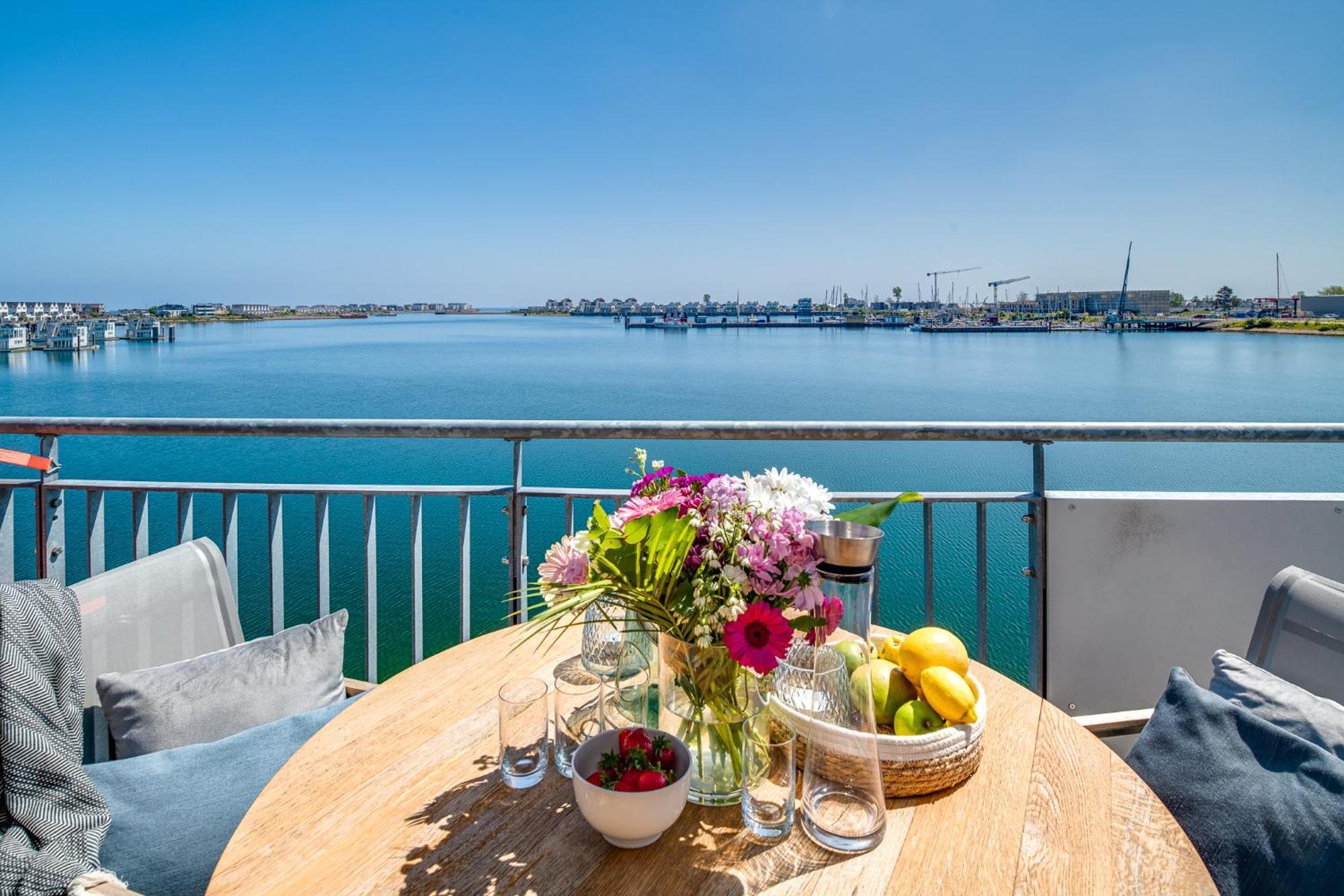 Sea Apartment Mojo- Meerblick, Infrarotauna, Terrasse Olpenitz Esterno foto