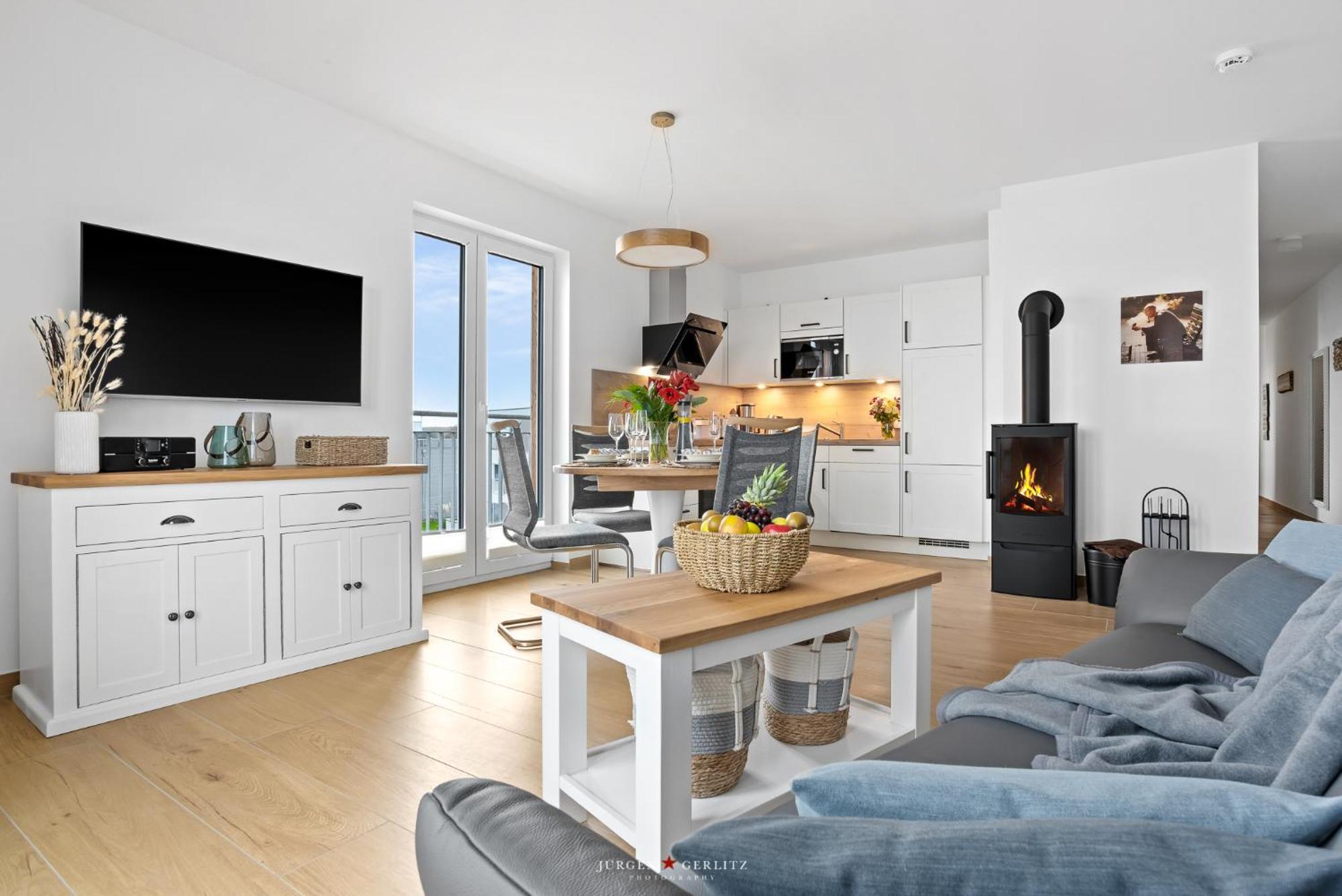 Sea Apartment Mojo- Meerblick, Infrarotauna, Terrasse Olpenitz Esterno foto