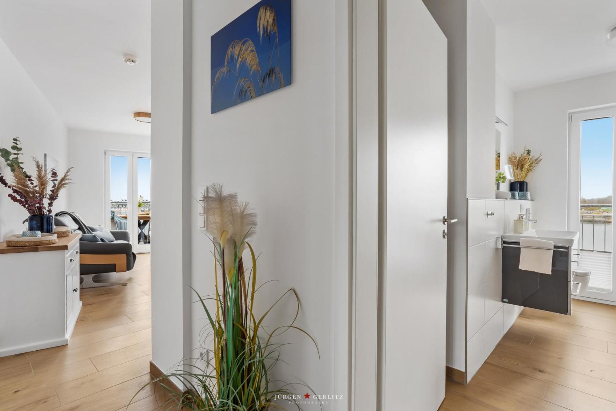 Sea Apartment Mojo- Meerblick, Infrarotauna, Terrasse Olpenitz Esterno foto